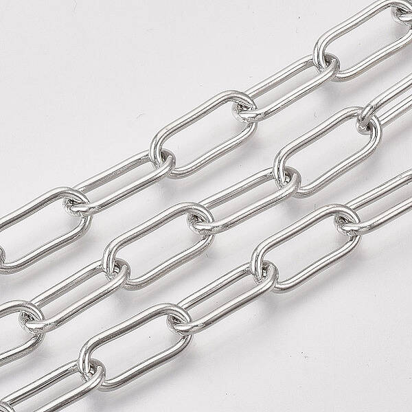 Unwelded Iron Paperclip Chains