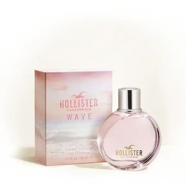 Hollister Wave Eau De Parfum for Women 3.4 oz Soft Floral Daydream Fragrance Gift for Women US Origin Starfruit Quince Orchid...