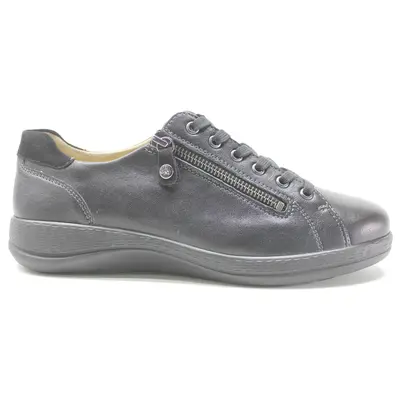Fidelio Holiday Leather Women's Lace Up Shoes - Black - Size:US 8.5 Women