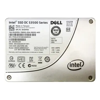 Intel SSDSC2BB800G4T | DC S3500 800GB Multi-Level Cell SATA 6Gb/s 2.5-Inch Solid State Drive