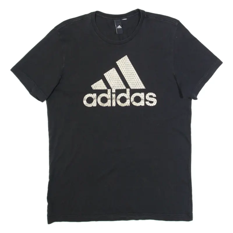 ADIDAS Mens T-Shirt Black M