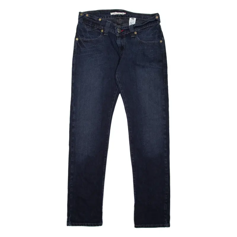 LEVI'S 504 Low Slouch Womens Jeans Blue Regular Straight W32 L32