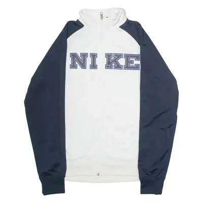 NIKE Mens Track Jacket White M