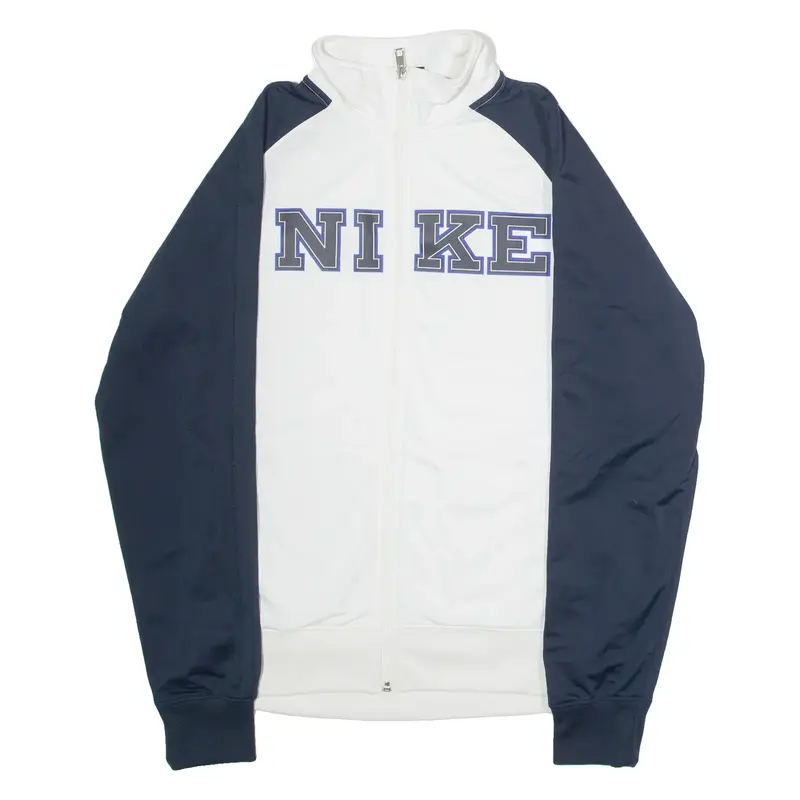 NIKE Mens Track Jacket White M