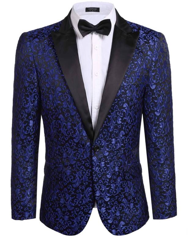 Floral Party Tuxedo (US Only), Blue / M