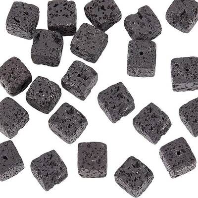 Natural Lava Rock Beads Starnds