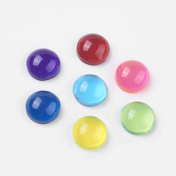 Transparent Resin Cabochons