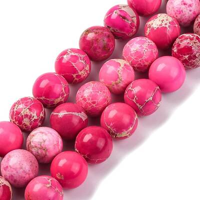Dyed Natural Regalite/Imperial Jasper/Sea Sediment Jasper Beads Strands