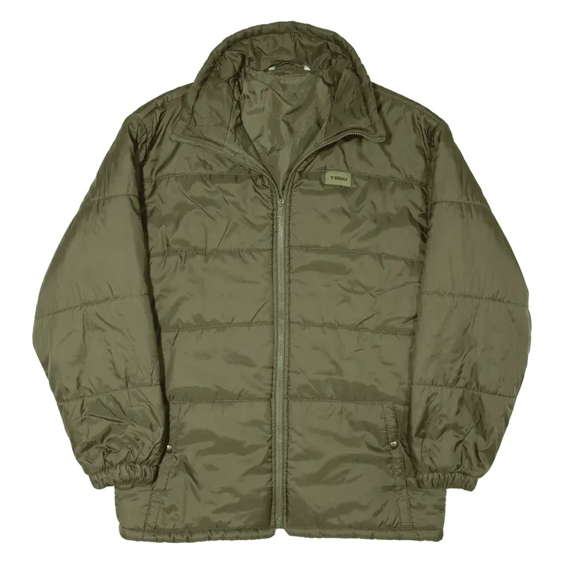 BRUGI Puffer Jacket Green Mens M