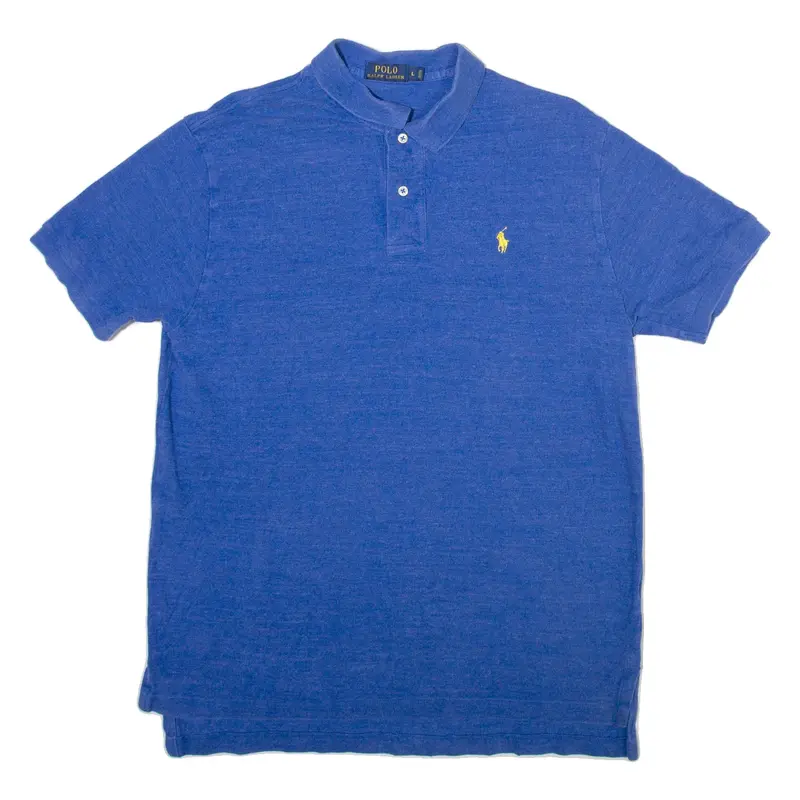 POLO RALPH LAUREN Mens Polo Shirt Blue L