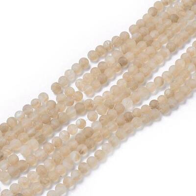 Coffee Watermelon Stone Glass Beads Strands