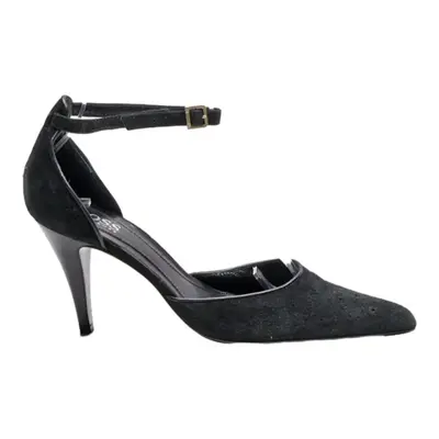 BOSS D’Orsay Heels Black Leather Womens UK 3