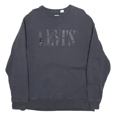 LEVI'S Womens Sweatshirt Grey M