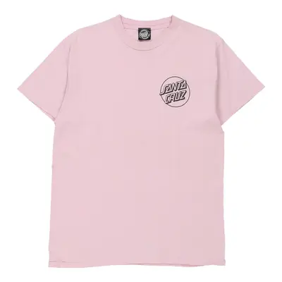Santa Cruz Spellout T-Shirt - Large Pink Cotton | Size: large