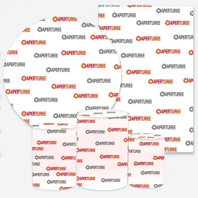 Personalized Theme Round Backdrop Kit with Panel