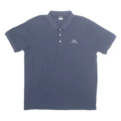 KAPPA Mens Polo Shirt Blue 2XL
