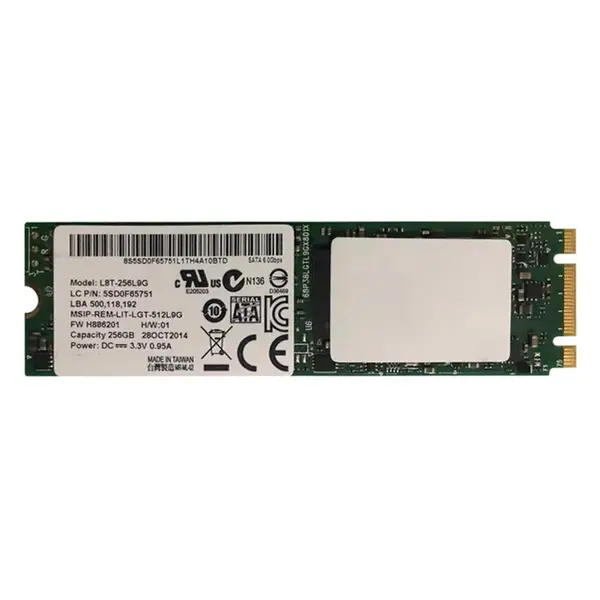 5SD0F65751 Lenovo 256GB Multi-Level Cell SATA 6Gb/s M.2 2280 Solid State Drive