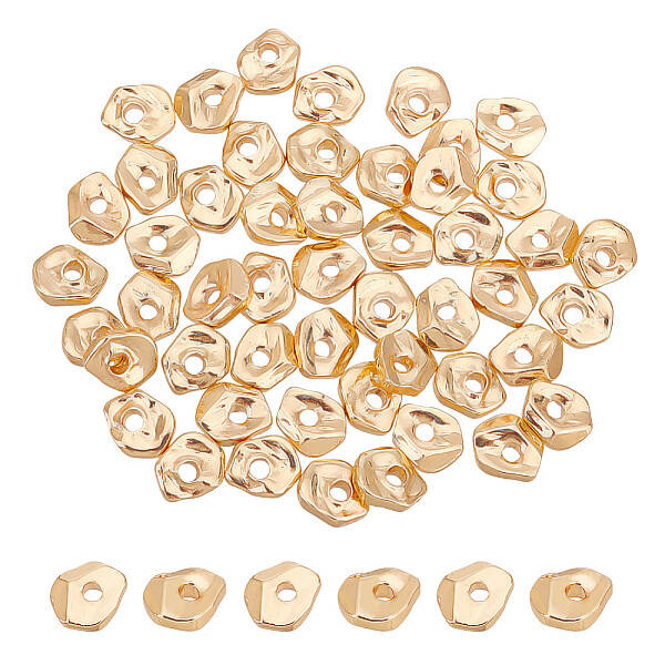 50Pcs Brass  Beads
