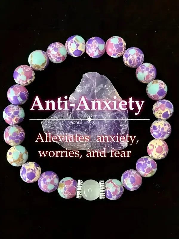 Natural Stone Beaded Bracelet, Fashionable Jewelry for Women & Men, Trendy All-match & Exquisite Jewelry for Birthday Gift