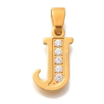 Ion Plating(IP) 304 Stainless Steel Rhinestone Pendants