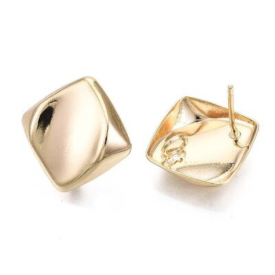 Brass Stud Earring Findings