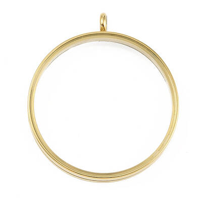 Ion Plating(IP) 304 Stainless Stee Locket Pendants