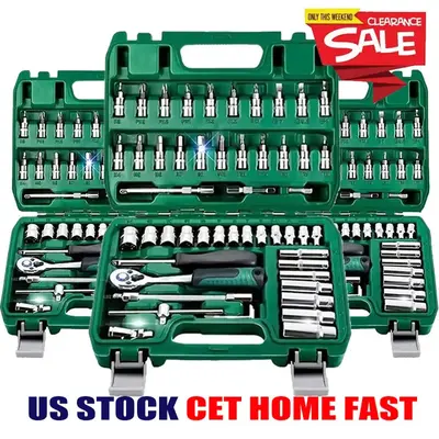 Professional Auto Repair 53 pcs Tool Set, 1/4\