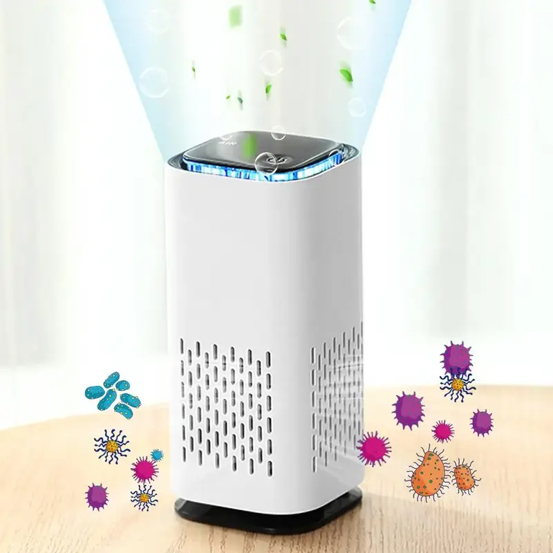 USB Powered Air Purifier, Negative Ion Air Purifier, Desktop Air Purifier for Home Office, Air Cleaner for Home Use, Home Ap...