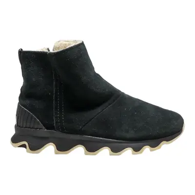 SOREL Snow Boots Black Leather Womens UK 5