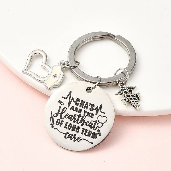 304 Stainless Steel & Alloy Keychain