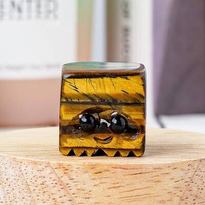 Natural Tiger Eye Display Decorations