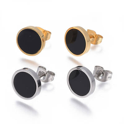 304 Stainless Steel Stud Earrings