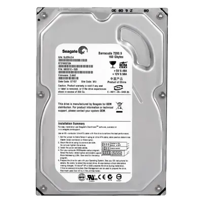 ST3160212A Seagate Barracuda 7200.9 Series 160GB 7200RPM IDE Ultra ATA/100 (ATA-6) 2MB Cache 3.5-Inch Hard Drive