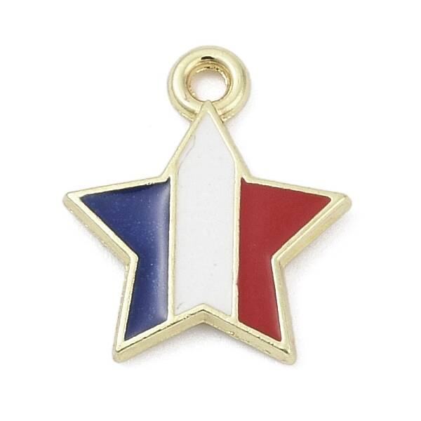 Independence Day Alloy Enamel Charms