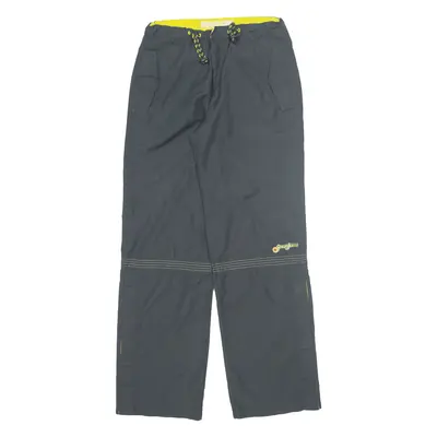 GUESS Outdoor Trousers Grey Relaxed Straight Womens W28 L32