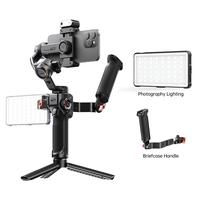 Hohem iSteady M7 Kit AI Tracking Smartphone New Gimbal Stabilizer 3-Axis with Magnetic Fill Light/AI Tracking Sensor for iPho...