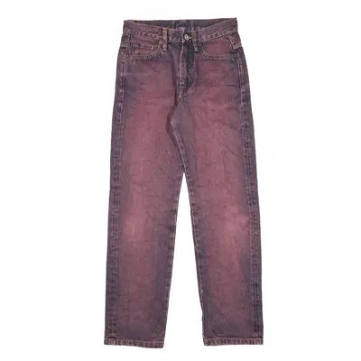 REPLAY & SONS Jeans Maroon Denim Regular Straight Womens W24 L26