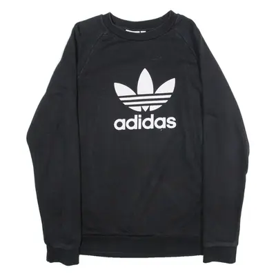 ADIDAS Womens Sweatshirt Black M