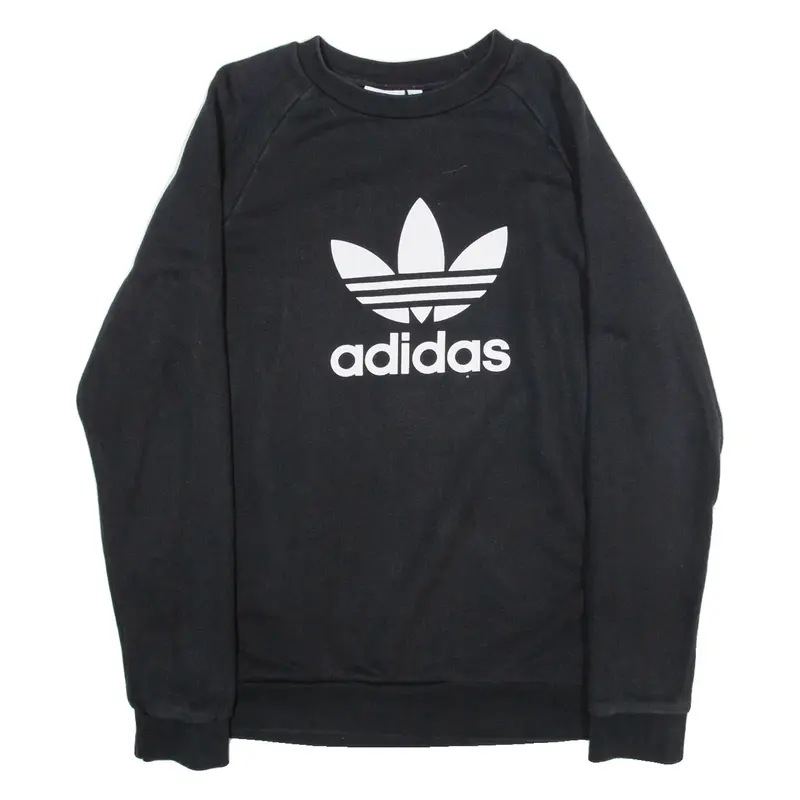 ADIDAS Womens Sweatshirt Black M