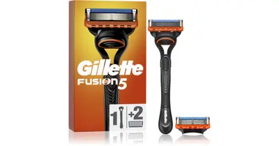 Gillette Fusion - Shaver + 2 Replacement Heads