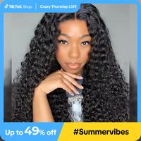 ISEE Wear Go Water Wave Glueless Wigs Human Hair 6*4 & 9*6 HD Lace Front Wigs Pre Plucked Tiny Knots Glueless Human Wigs Begi...