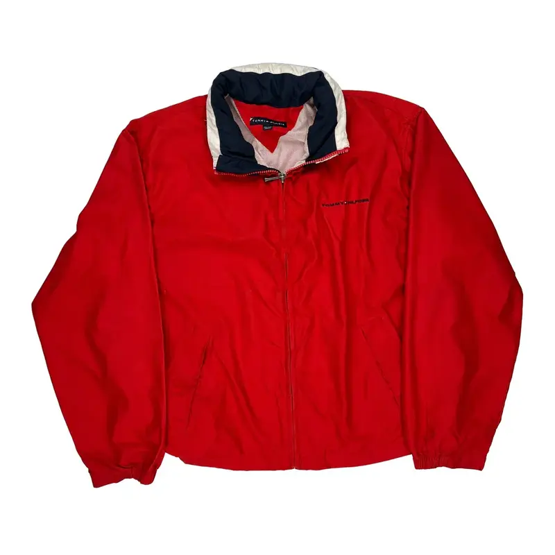 Tommy Hilfiger Jacket - 2XL Red Polyester