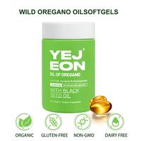 YEJEON Oregano Oil with Black Seed Oil—Immune Repair, Detox, Anti-Inflammatory, Eases Bloating — 60 Softgels
