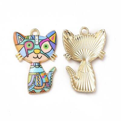 Alloy Enamel Pendants
