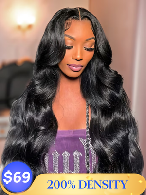 200% Density | Nadula Flash Sale 13x6 Lace Frontal Body Wave Wig And 7x5 Bye Bye Knots Invisible Lace Wig For Sale