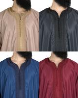PREMIUM GANDOURA - Men's Moroccan style thobe traditional clothing