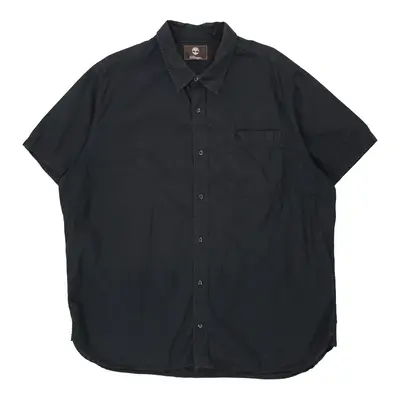 Timberland Short Sleeve Shirt - XL Black Cotton