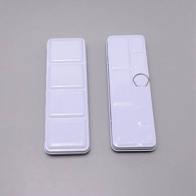 Iron Empty Watercolor Tin Box Palette Paint Case