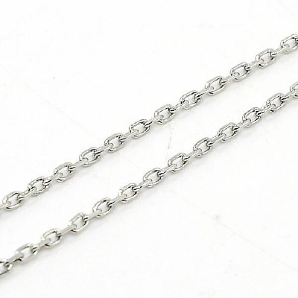 Non-Tarnish 304 Stainless Steel Cable Chain Necklaces