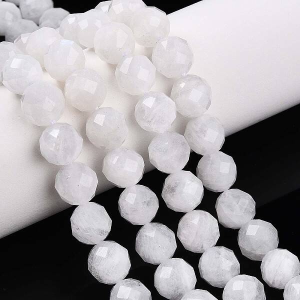 Natural Rainbow Moonstone Beads Strands